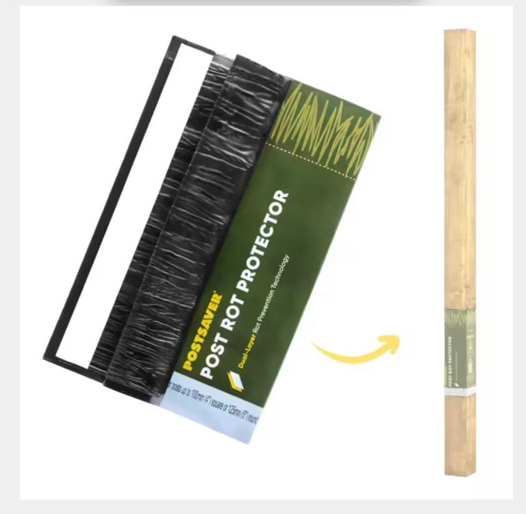 Fence post protector sleeve x10. Standard (75-100mm post)