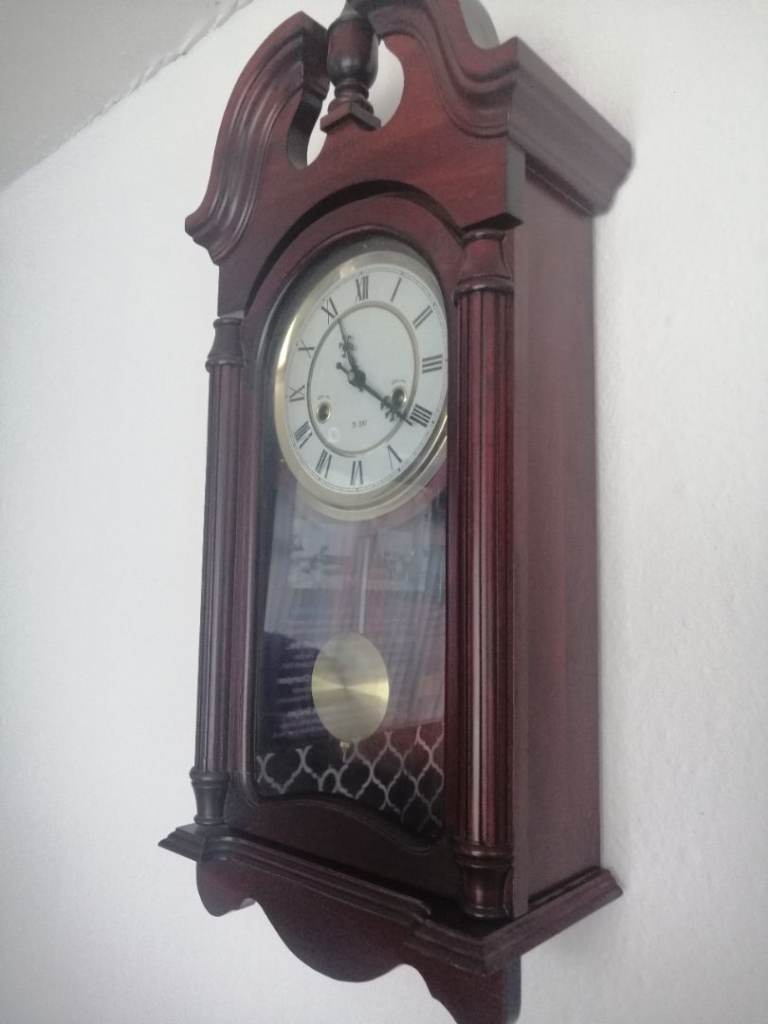 Pendulum Chiming Winding Wall  Clock 31 day cycle