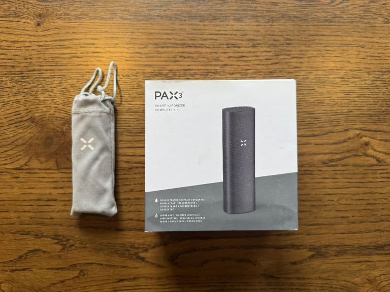 PAX 3 Smart Vaporizer – Complete Kit, Boxed, 2.5yrs Warranty Left