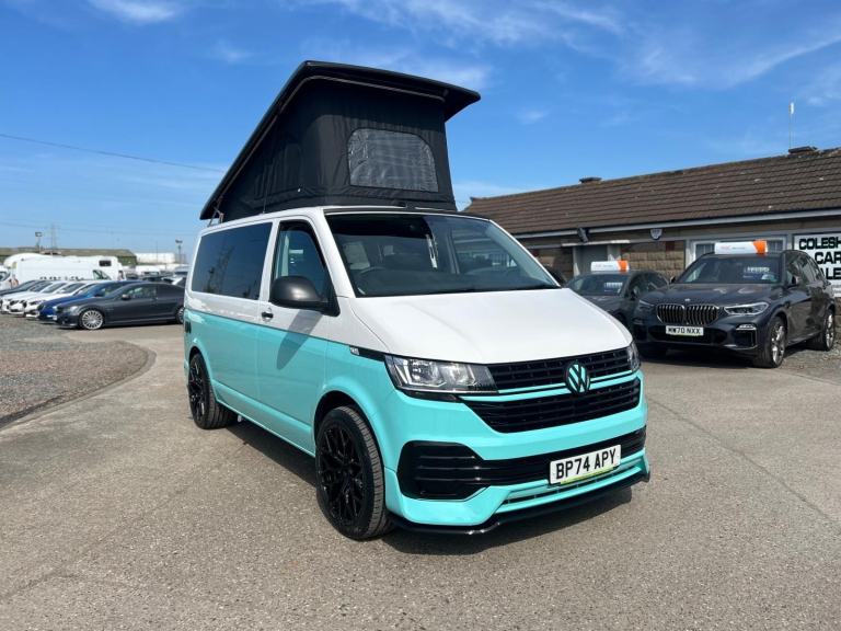 2024 74 Plate Volkswagen Transporter 2.0 TDI T28 Campervan with Pop Top Roof