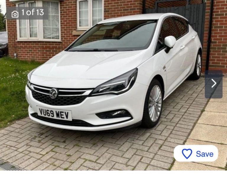 Vauxhall, ASTRA, Hatchback, 2019, Manual, 1598 (cc), 5 doors