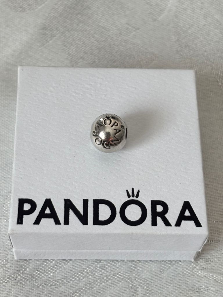 Pandora Sterling Silver Logo Clip Charm