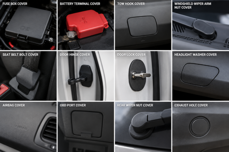 Custom Car Trim Covers Clips Caps & Interior Parts 3D Printed