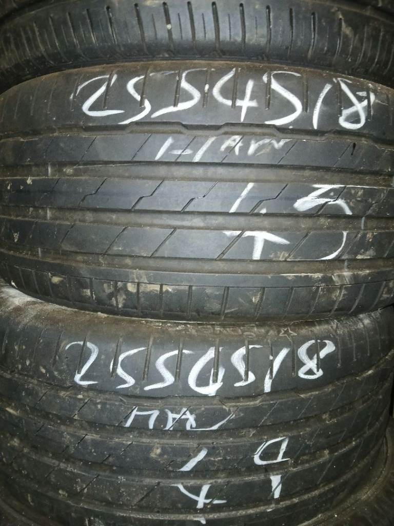 255 45 18 PART WORN TYRES MATCHING HANKOOKS USED TIRES 