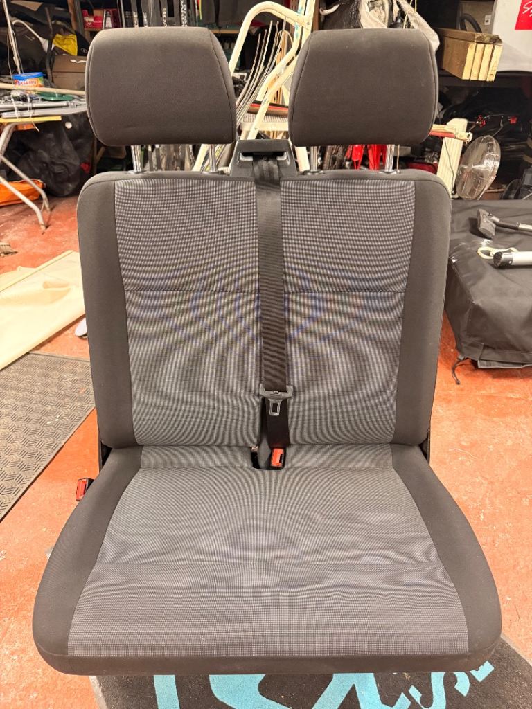 VW T5 Double Front Passenger seat , as new, Simora fabric 