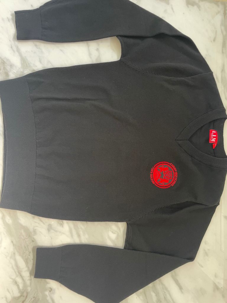 Cardiff High School  uniform Jumper new 9-10 34 chest 