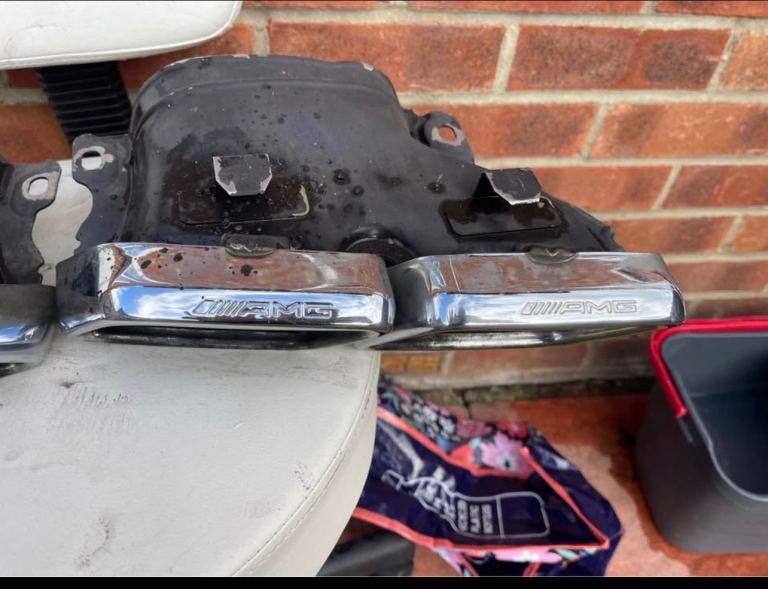 Mercdes AMG tail pipe tips 