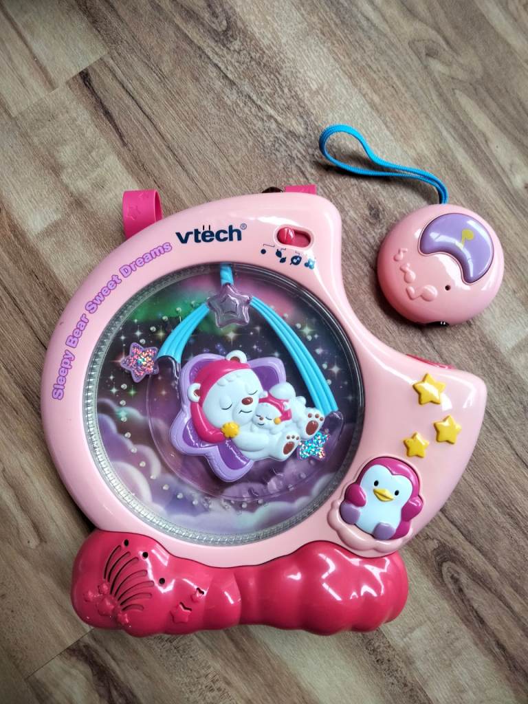 VTECH Musical Dreams Light Projector with Remote including batteries.