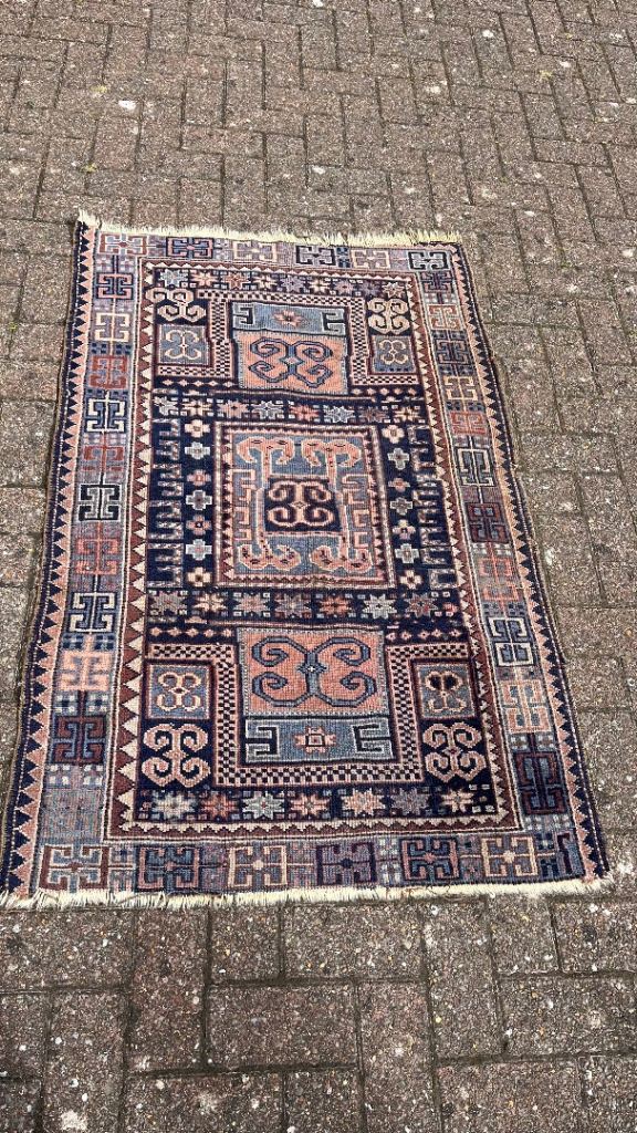 Vintage handmade Turkish rug 