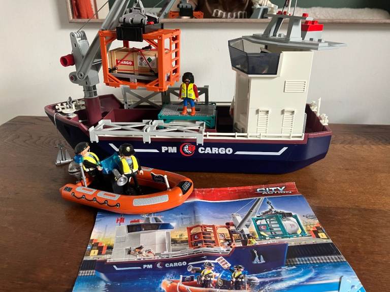 Playmobile Cargo Ship 
