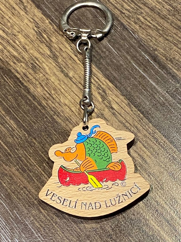 Wooden fish keyring. New £1. Can post or collect from tq2