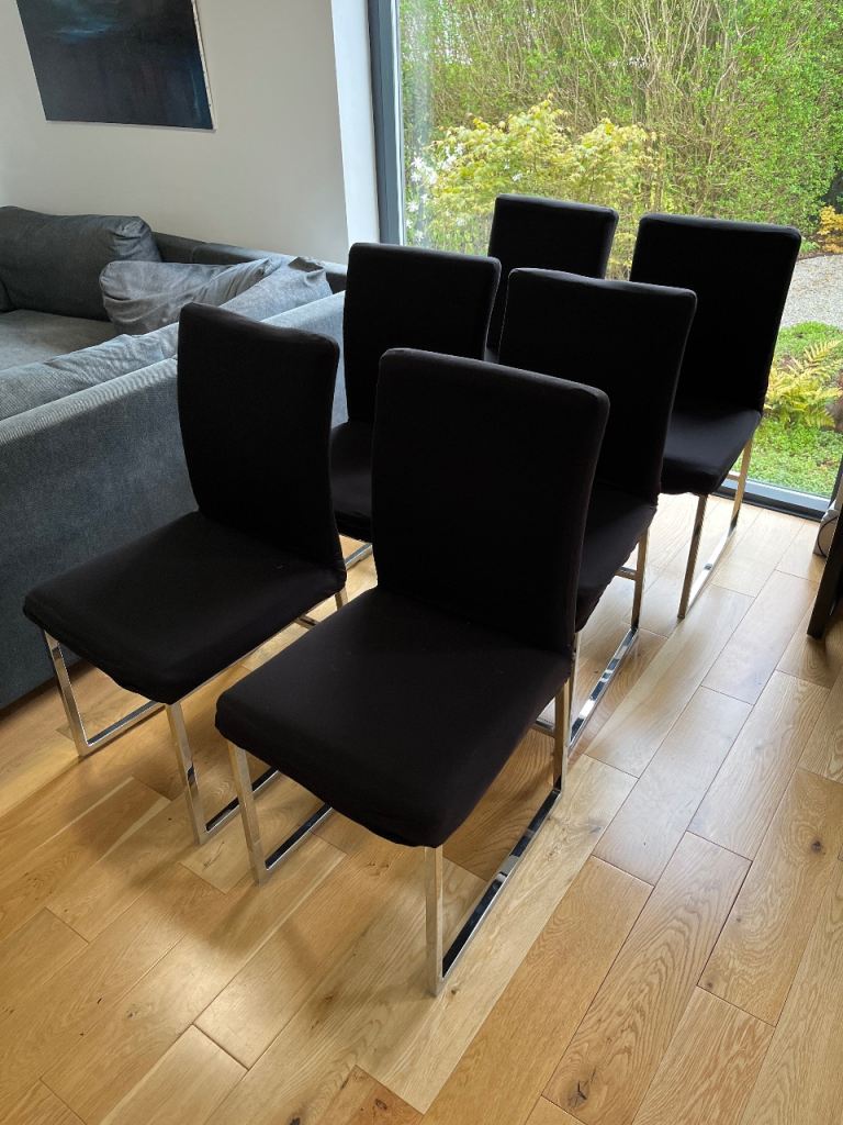 6 dinning chairs ( made?)