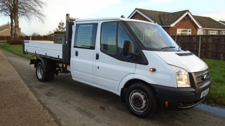 2014 Ford Transit D/Cab Chassis TDCi 125ps [DRW] double cab utility tipper  Tipper Diesel Manual