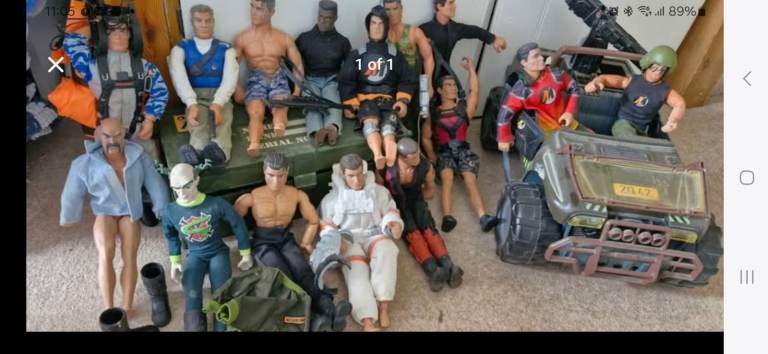 Vintage Action Man Figures & Vehicle Bundle – Good Condition