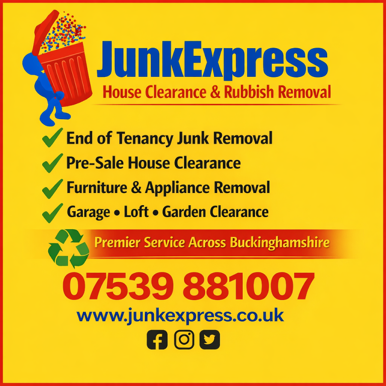 SAME DAY HOUSE CLEARANCE & RUBBISH REMOVAL AYLESBURY, END OF TENANCY AND PROBATE PROPERTY CLEARANCE