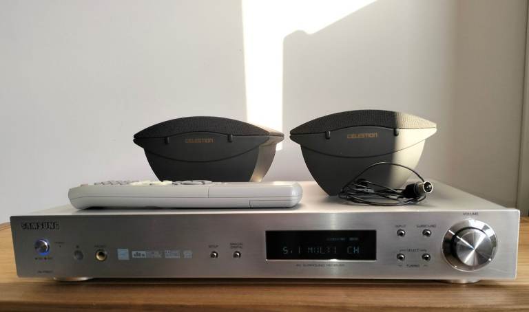 Samsung AV-R601 5.1 Digital Surround AV Receiver System + Celestion Little 1 Surround Sound Speakers
