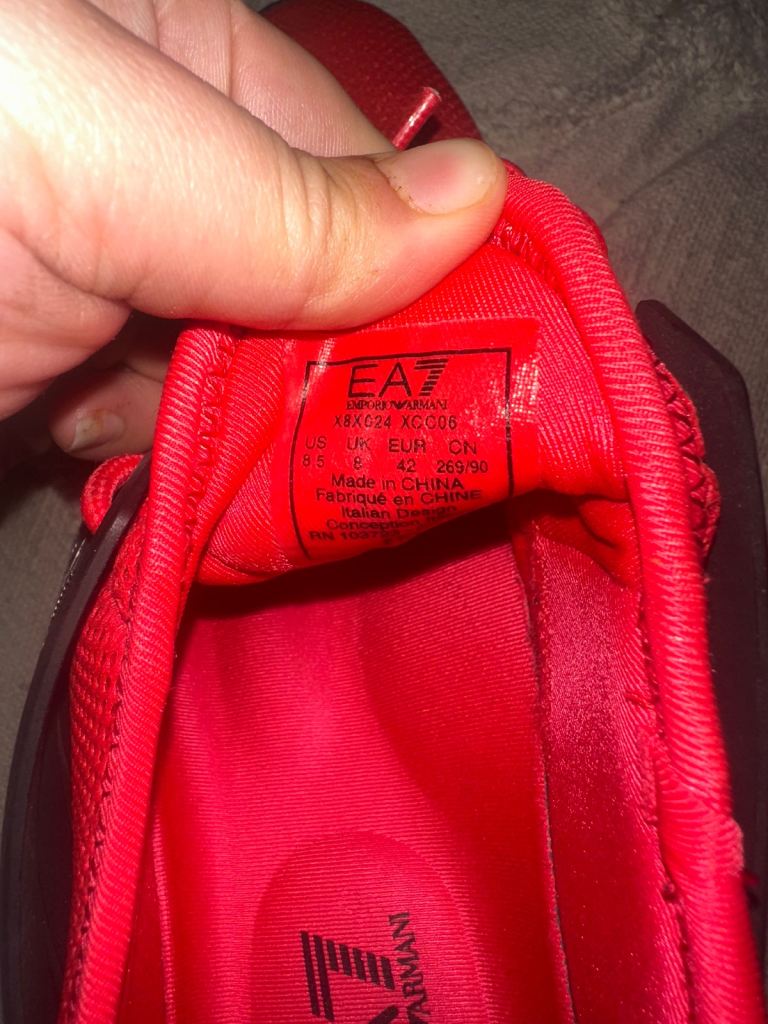 EA7 Armani shoes 