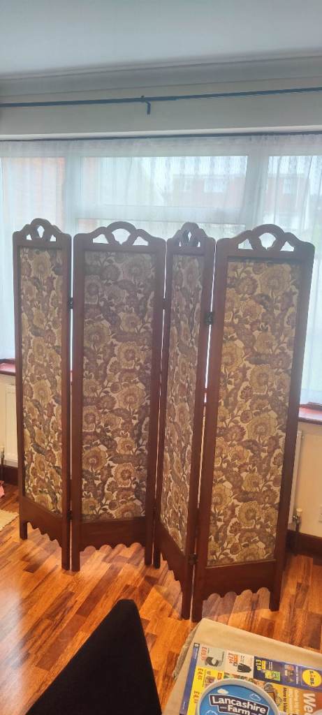 4 Panel Vintage Room Divider