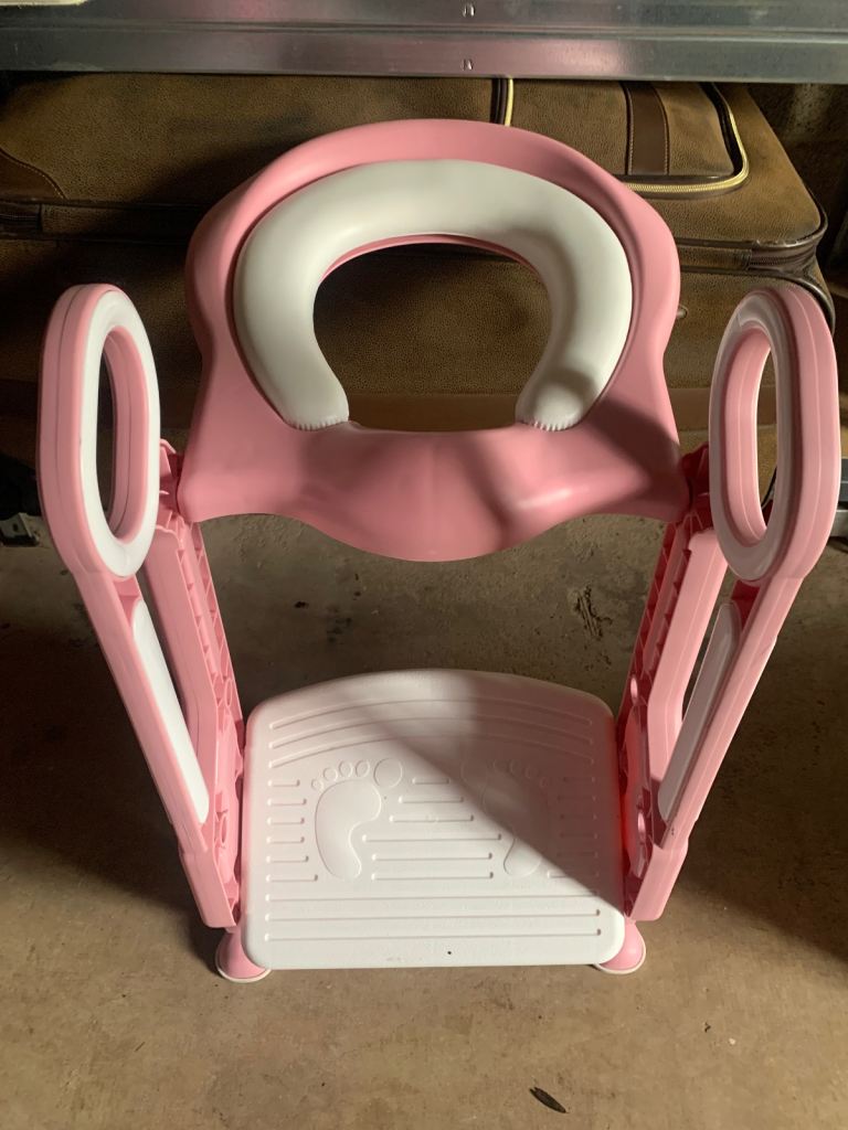 Kids step ladder seat