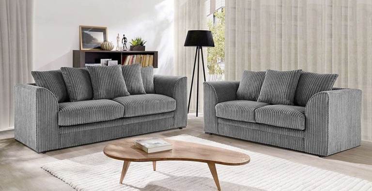  Luxury Dylan Corner Sofa & 3-2 Sofa Set 🛋️ Premium Feel 25% Off Free **