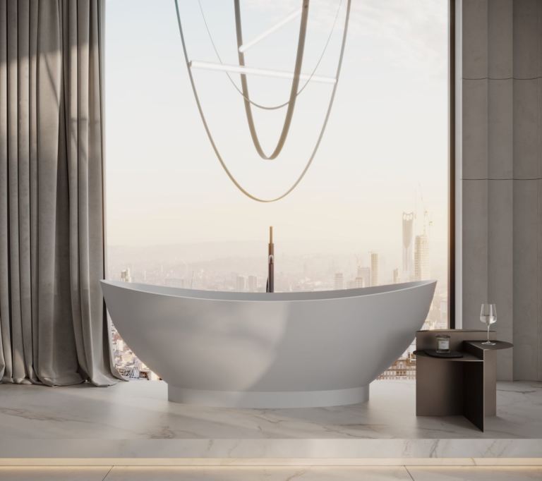 Heavyweight Solid Stone Freestanding Bath – Brand New – £4.5k Retail