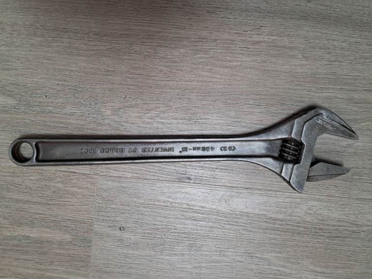 18 inch Bahco adjustable spanner
