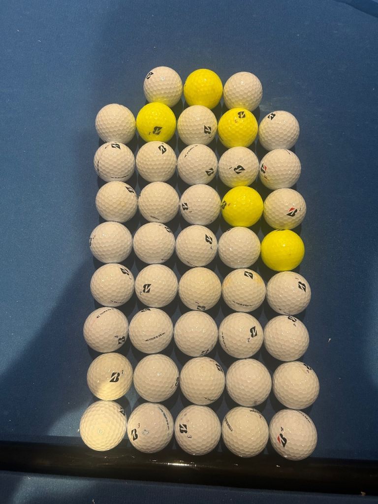 43 x selection of Bridgestone Tour Bs