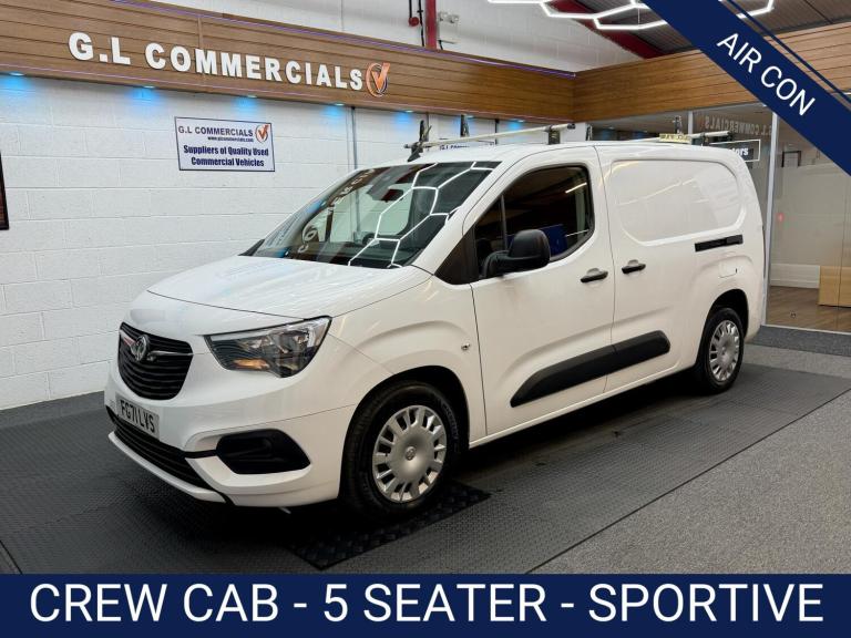 2022 Vauxhall Combo 1.5 Turbo D 2300 Sportive Crew Van Double Cab 4dr Diesel Manual L2 Euro 6 ( C...
