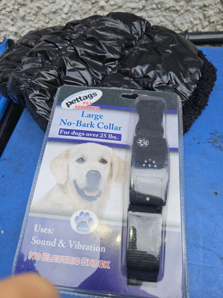 No bark collar large dog new