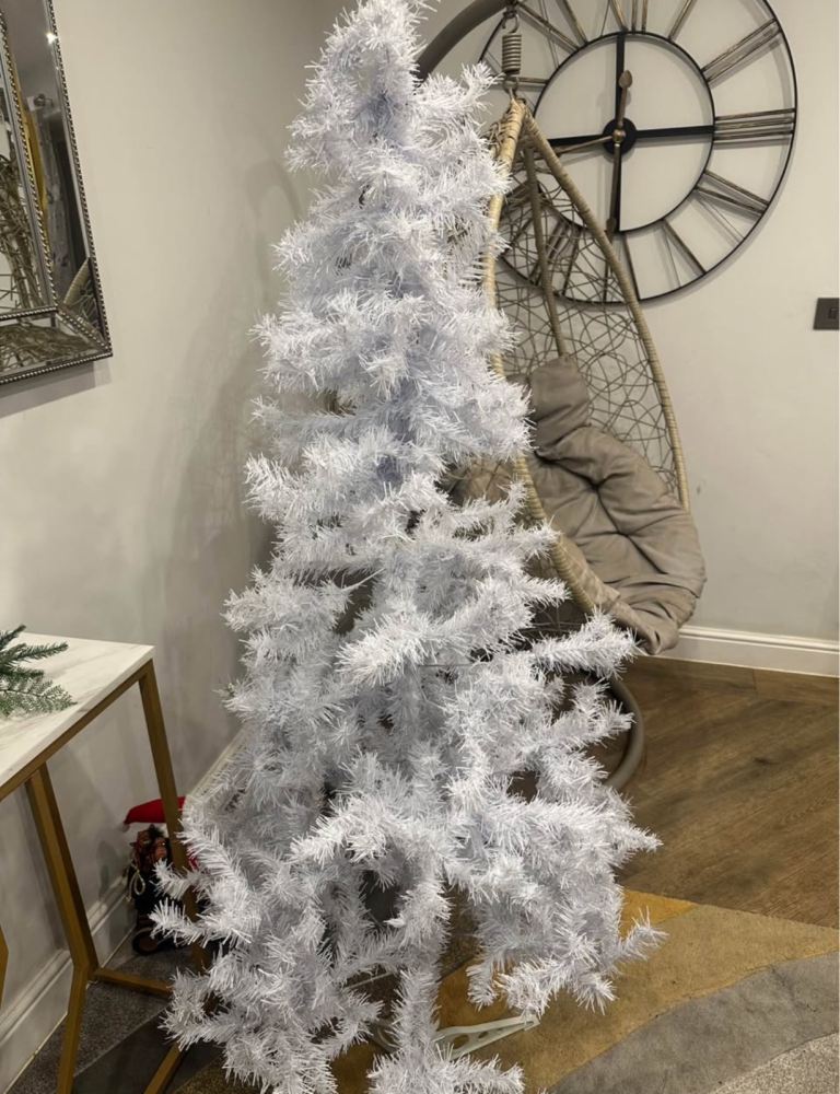 White Christmas tree 7FT