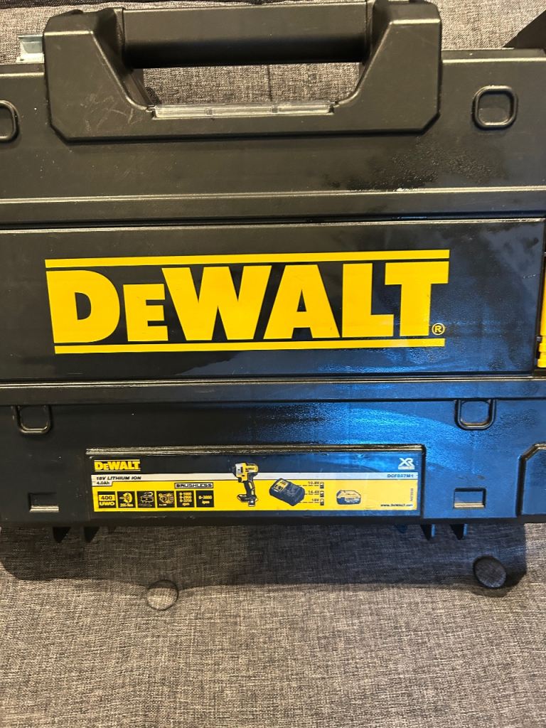 2x DeWalt TSTAK Tool Case Heavy Duty Storage Box DCD795 DCF887 DCF886 Empty Box