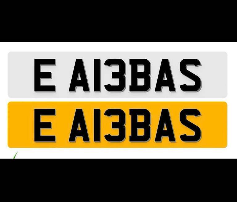 E abbas private number plates