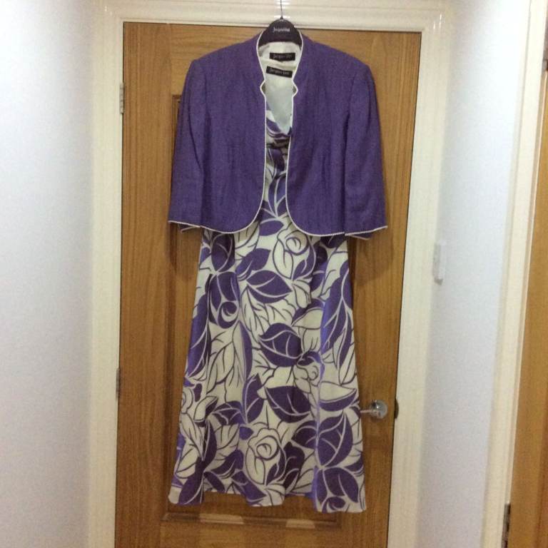 Jacques Vert Dress and Bolero in excellent condition. 