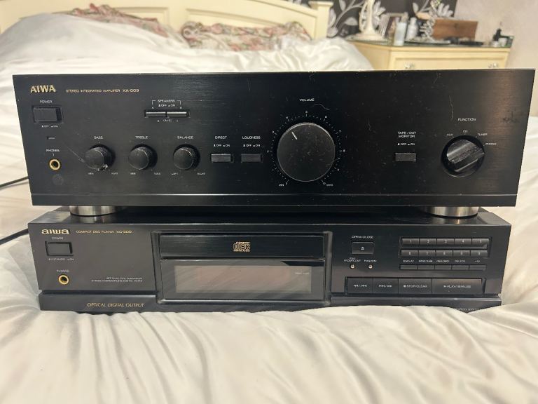 AIWA Amp with a separate CD player included