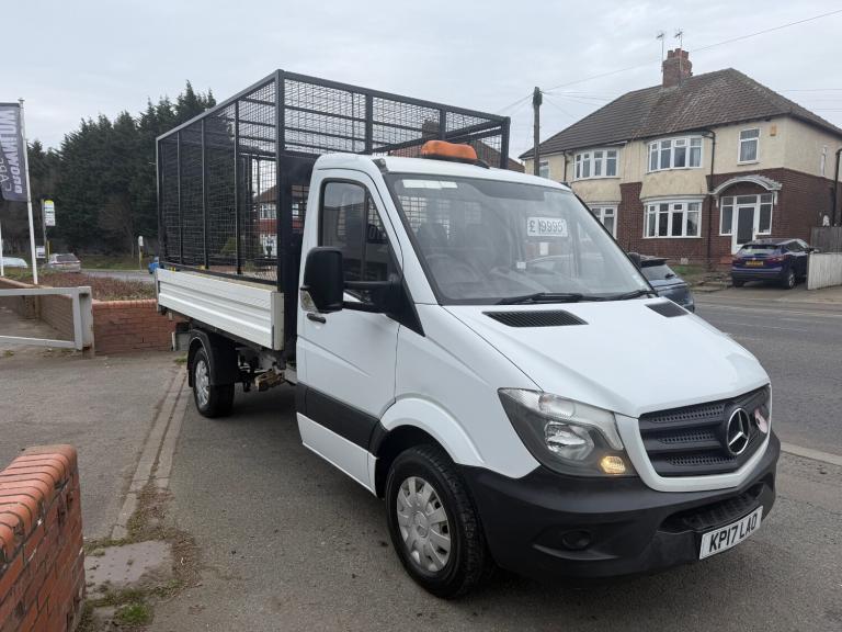 2017 Mercedes-Benz Sprinter 3.5t DROP CAB WITH CAGE  CHASSIS CAB Diesel Manual