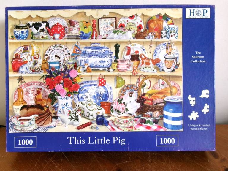THIS LITTLE PIG. 1000 PIECE JIGSAW PUZZLE. COMPLETE. HOP