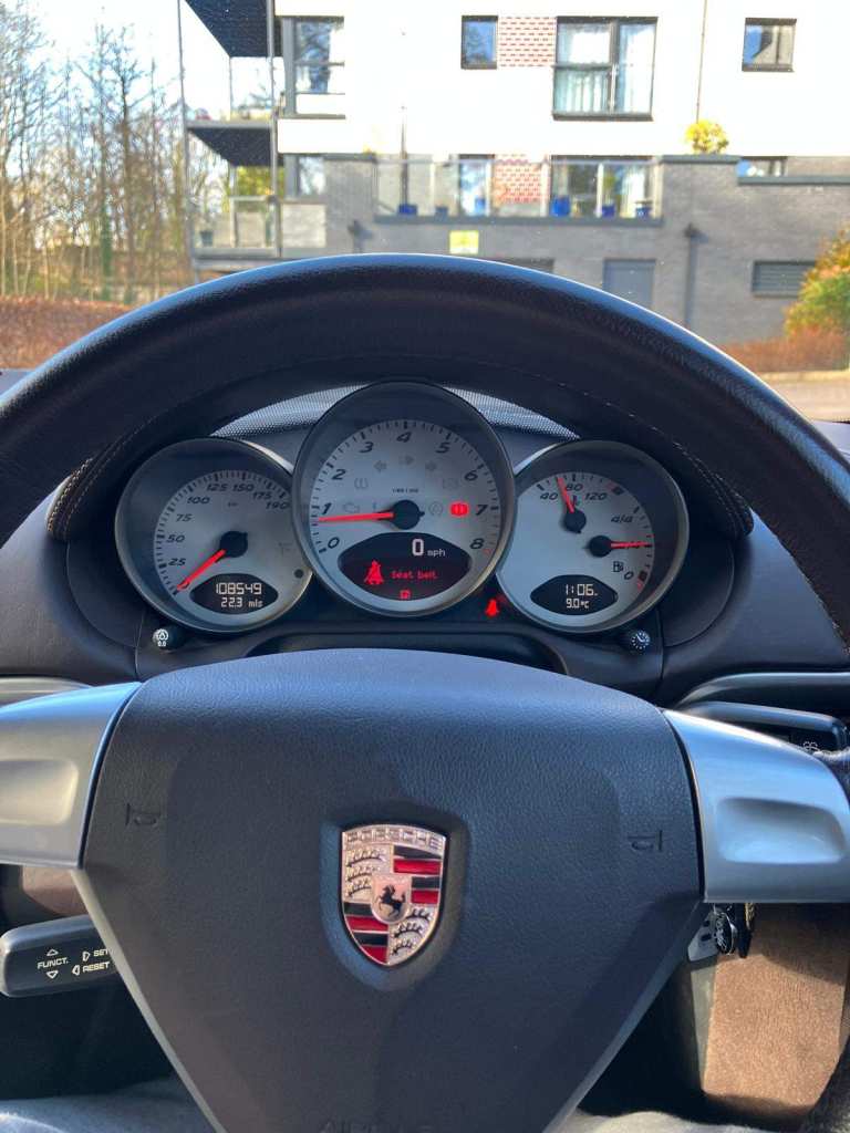 Porsche 987 Boxster 3.4S 6 speed. Arctic Silver Metallic with superb Porsche Service History