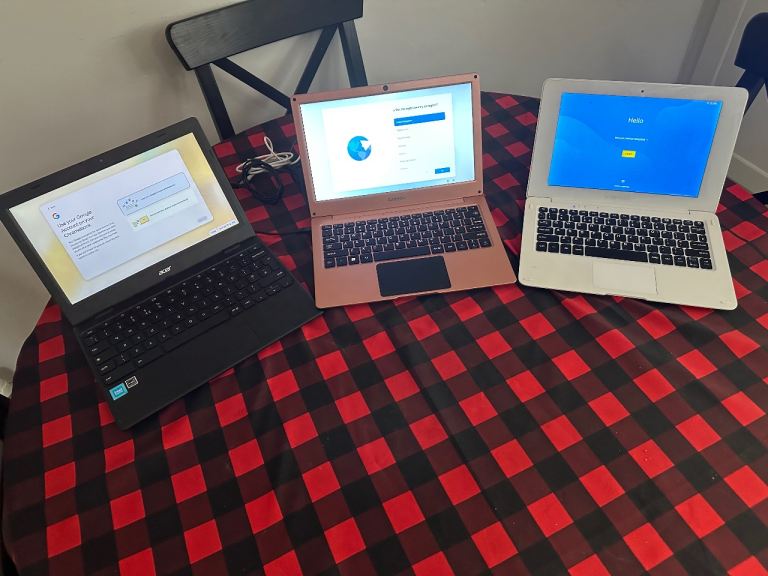 Three Notebooks / Laptops Price is for all three 
