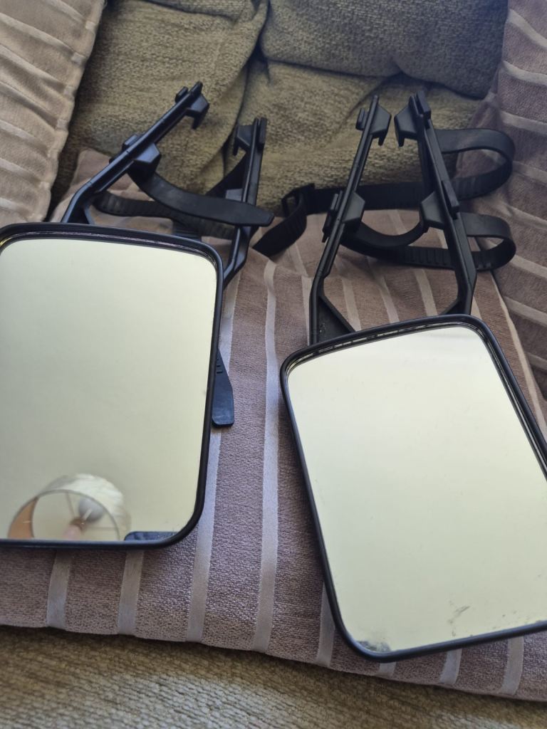 2 caravan towing mirrors 