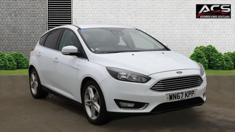 FORD FOCUS 1.0 T EcoBoost Titanium White Manual WARRANTY 12 MONTHS MOT