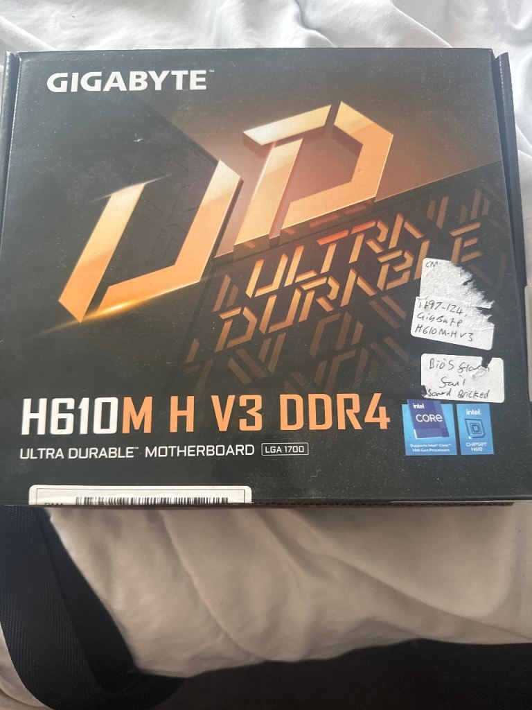Gigabyte H610M H V3 DDR4 Motherboard – Brand New