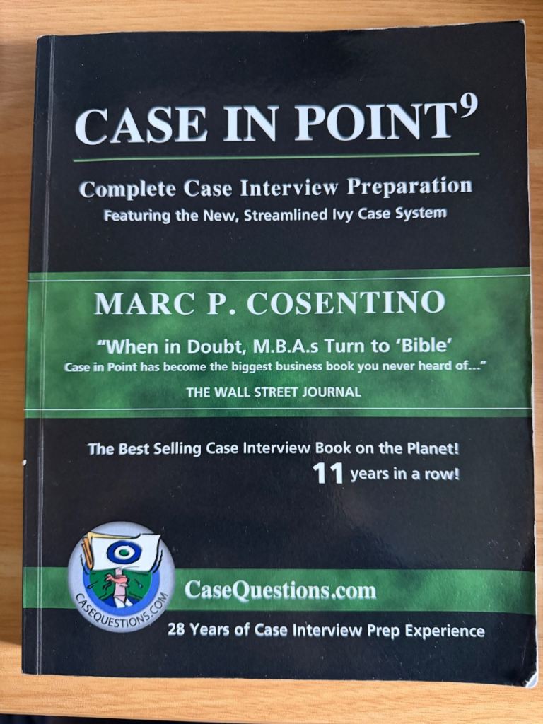 Case in Point 9th Edition – Complete Case Interview Preparation Book