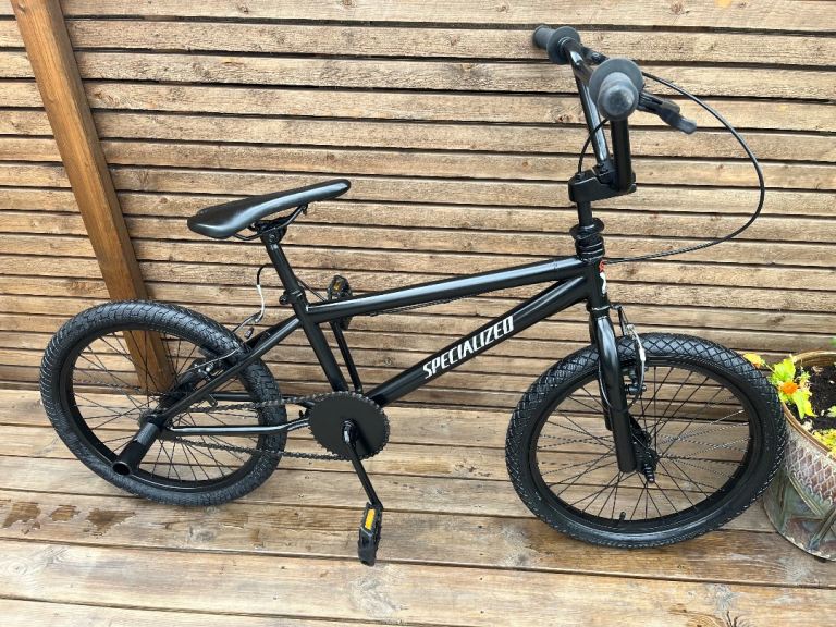 BMX customised (All Black finish) with pegs 