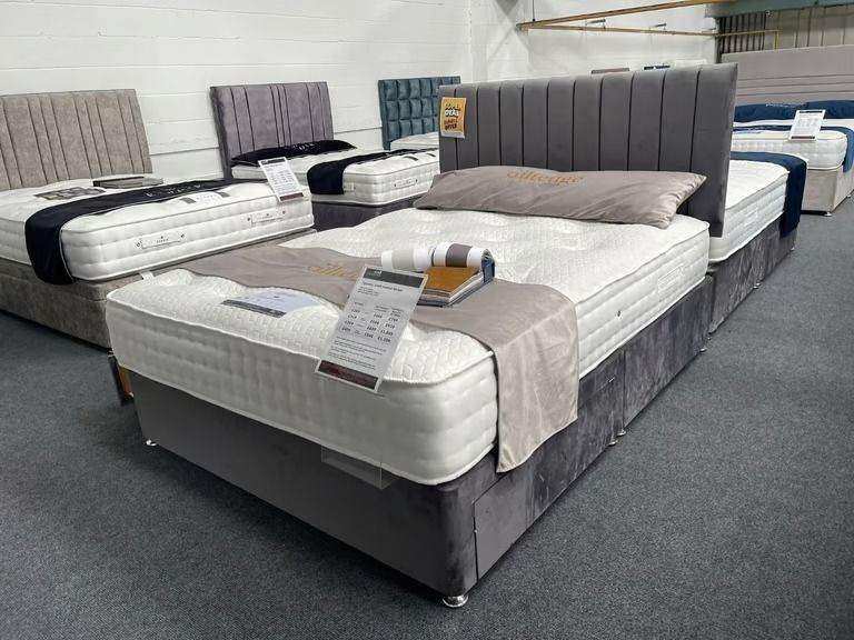 🛏️ 4FT6 Divan Bed Set + Foam Mattress 📞 Storage Available – Cheapest Price