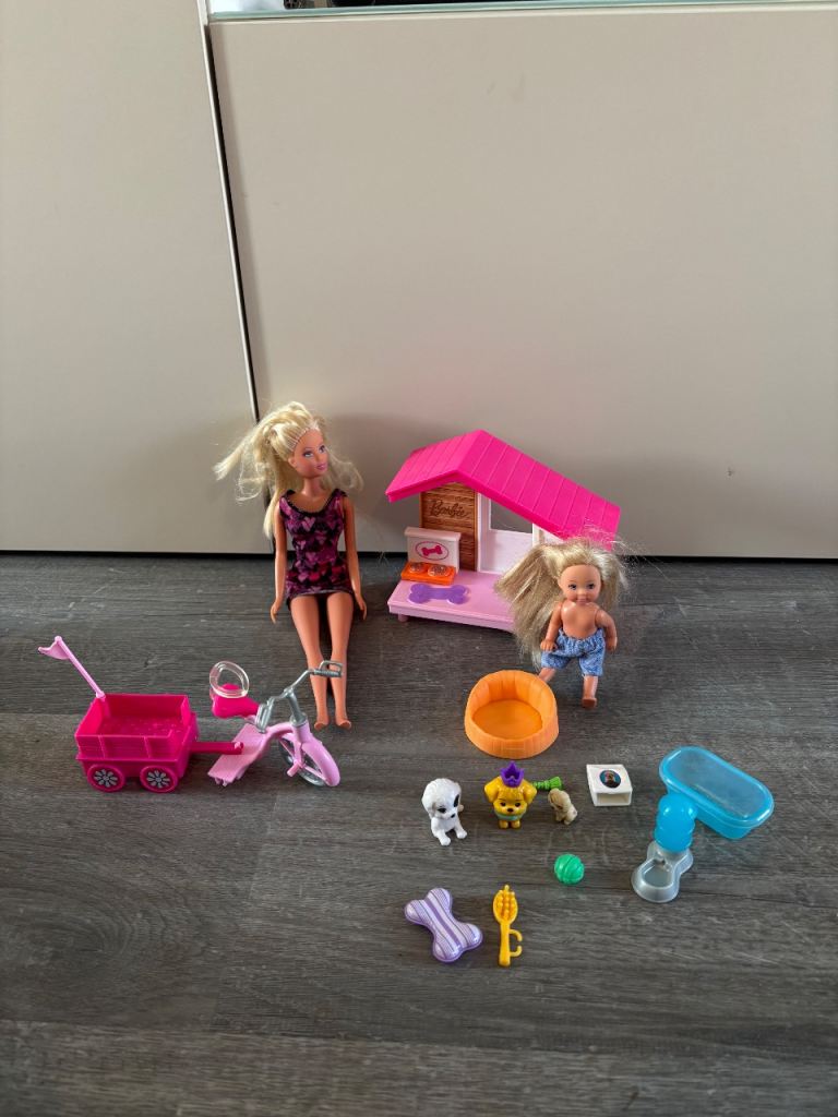 Barbie - puppy set 