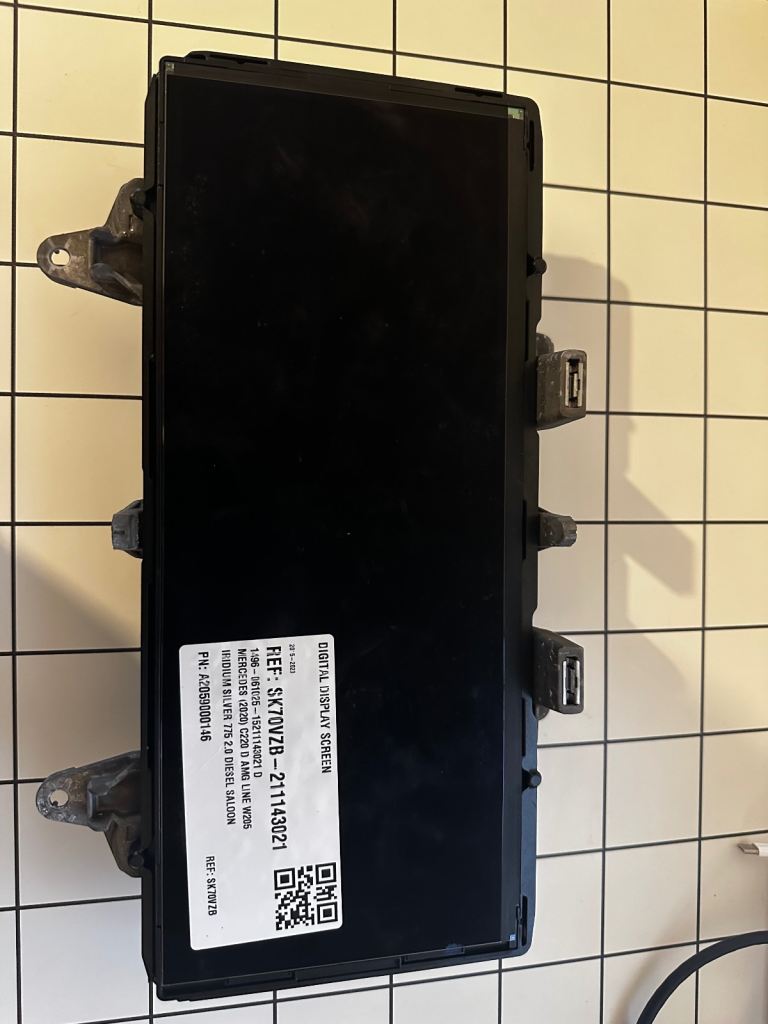 Mercedes C Class C300d AMG W205 2019 Digital Instrument Cluster Speedometer