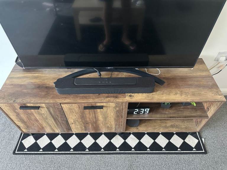 Wooden TV Unit with Storage