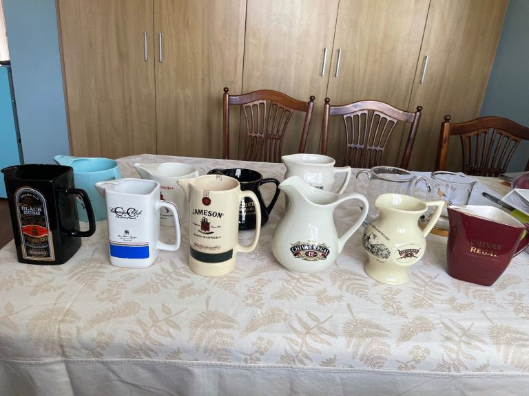 Bar display water jugs. Used 