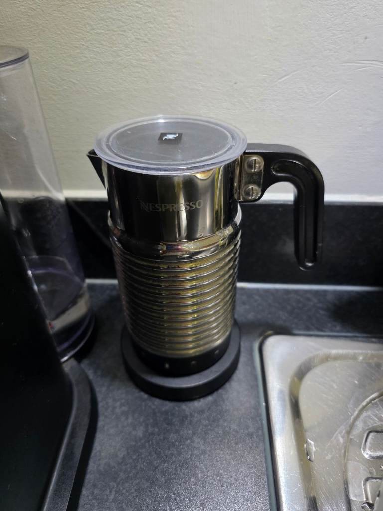 Nespresso Aeroccino Milk Frother - Silver, Good Condition