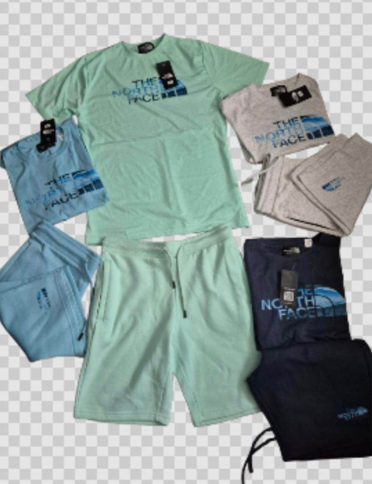 North face shorts sets